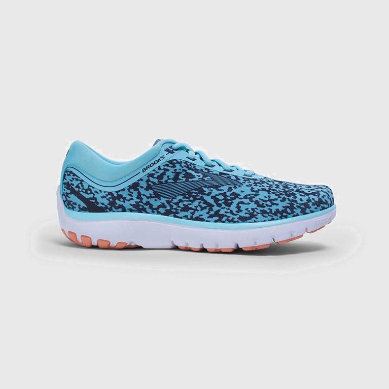 Brooks Pureflow 7 Israel - Women's Road Running Shoes - Blue (76543-DIMY)